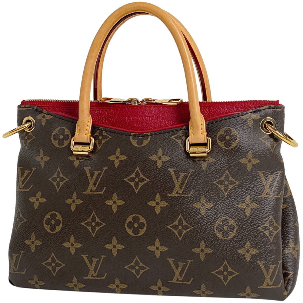 Louis Vuitton Pallas handbag Monogram brown Cerise Red - Picture 1 of 7